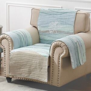 Greenland Home Fashions Maui Coastal Beach Loveseat Furniture Protector